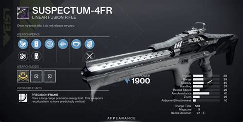 Suspectum God Roll