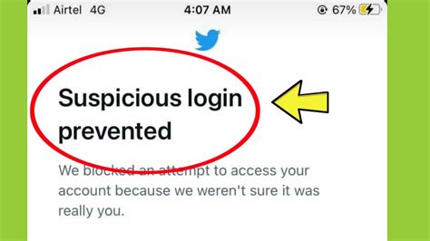 suspicious login prevented twitter