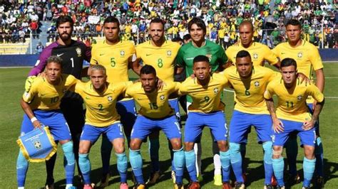susunan pemain tim nasional sepak bola brasil vs tim nasional sepak bola bolivia