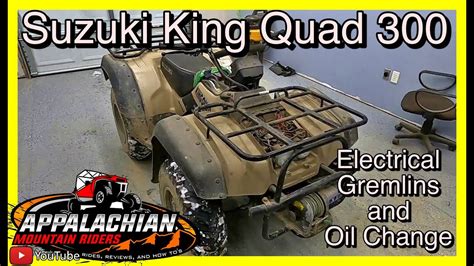 Suzuki King Quad 300 Workshop Manual