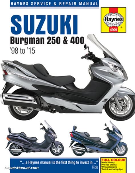 Full Download Suzuki Burgman 400 User Guide 