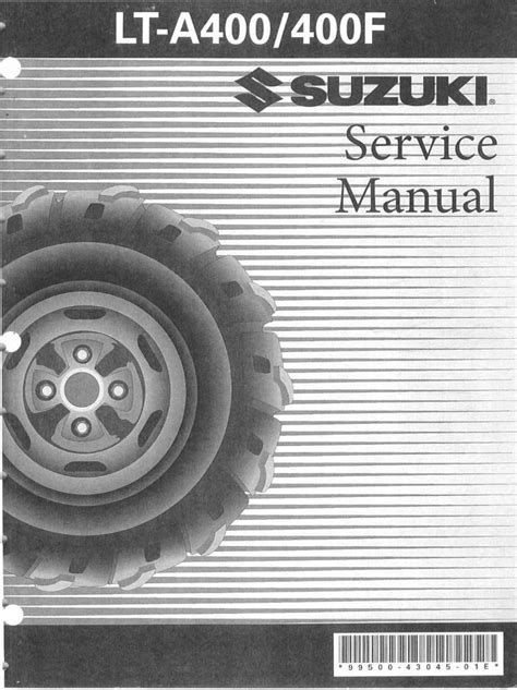 Read Online Suzuki Eiger 400 Service Manual Repair 2002 2007 Lt A400 