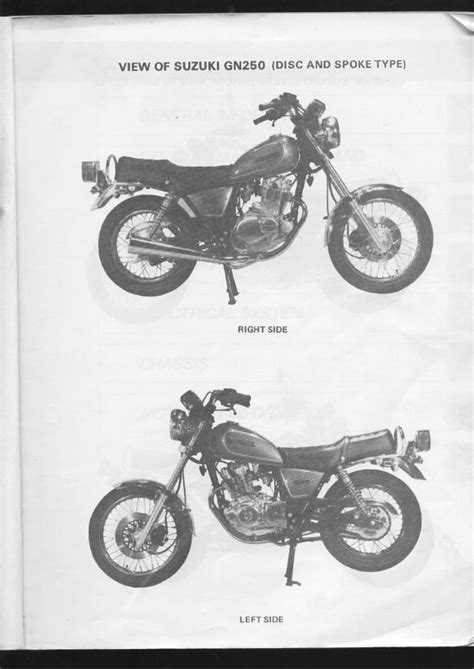 Read Suzuki Gn250 1982 1983 Service Repair Manual 
