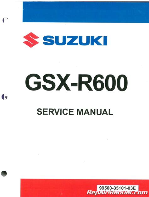 Download Suzuki Gsxr600 Gsx R600 2007 Repair Service Manual 