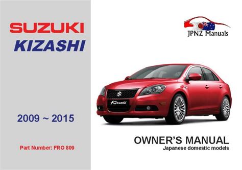 Read Suzuki Kizashi Owners Manual 