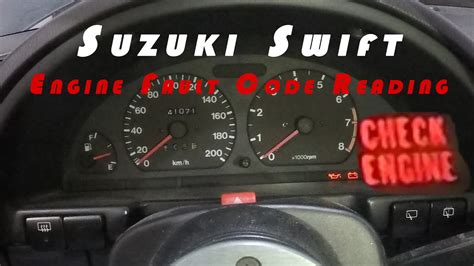 Read Suzuki Swift Engine Fault Codes 