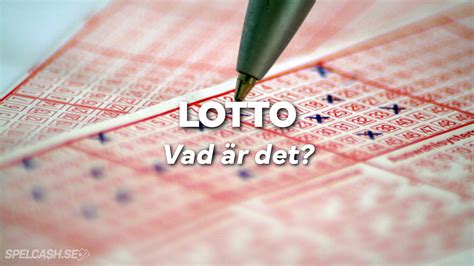 svenska spel lotto