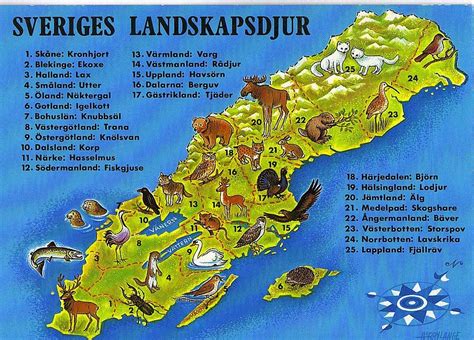 sveriges landskapsdjur