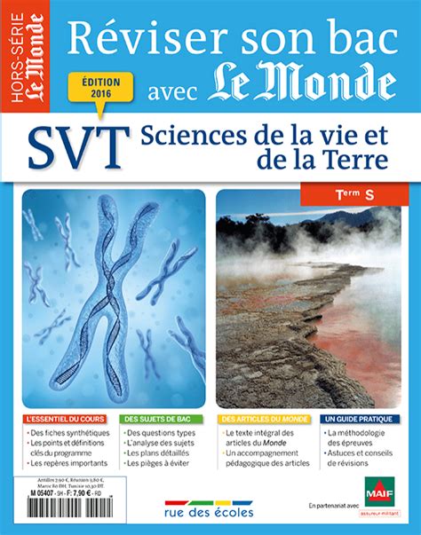 Svt Term S Sciences De La Vie Et De La Terre Prog
