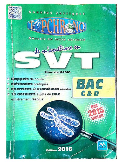 Svt Terminale C Et D Eleve