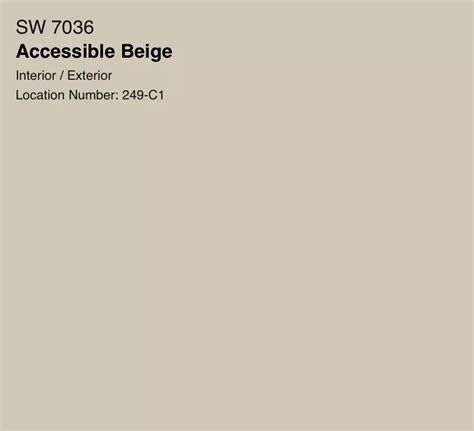 Sw Accessible Beige