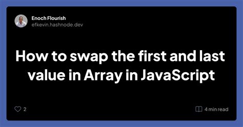 swap first and last value in an array (JAVA) - Stack Overflow