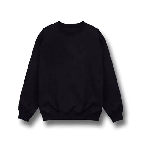 Sweater Polos Hitam Pria Fesyen Pria Pakaian Baju Gambar Kaos Polos Hitam Depan Belakang - Gambar Kaos Polos Hitam Depan Belakang