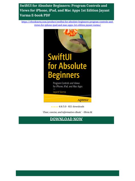Swiftui For Absolute Beginners Program Controls A