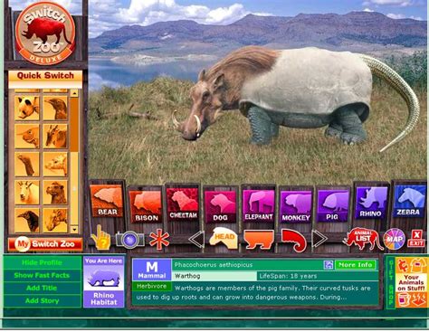 Switch Zoo Animal Games Create Your Own Animal - Create Your Own Animal