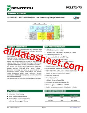 Full Download Sx1272 Datasheet Semtech 
