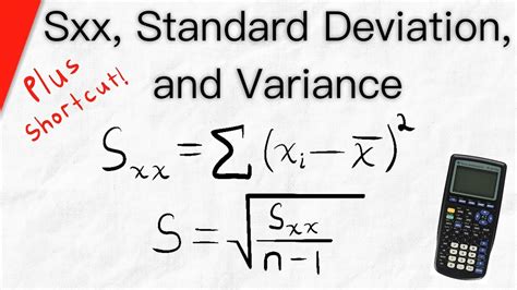 Sxx Standard Deviation