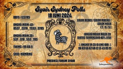 SYAIR SDY 18 JULI 2024：Kode Syair SDYForum Prediksi Syair Sydney Hari Ini - Keraton4D