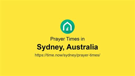 Sydney Prayer Time