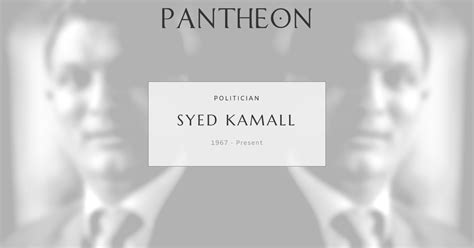 syed kamall biography