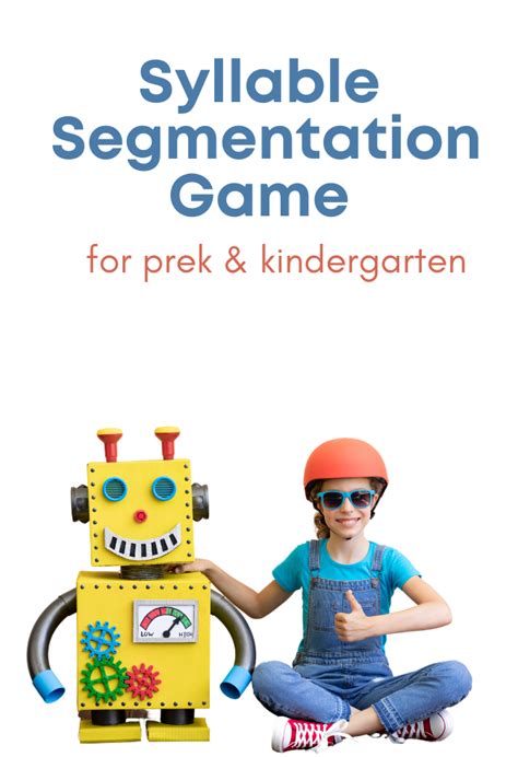Syllable Segmentation Game For Prek And Kindergarten No Syllable Kindergarten - Syllable Kindergarten