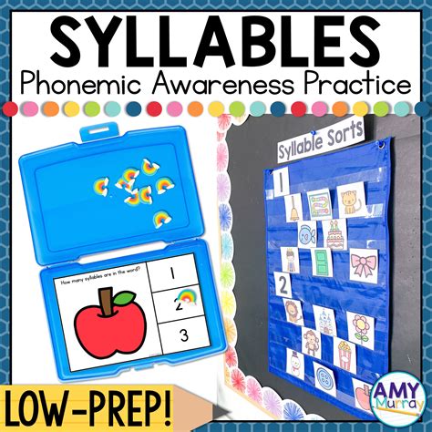 Syllables Worksheets And Activities Phonemic Awareness Syllable Sort Worksheet - Syllable Sort Worksheet
