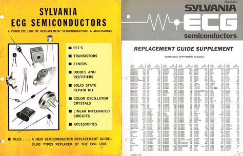 Download Sylvania Ecg Semiconductors Replacement Guide Ecg 212C Also Supplement Ecg 212D 3 And Sylvania News Decjan 1971 