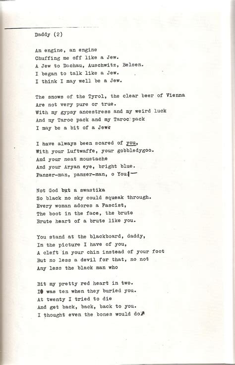 Sylvia Plath Daddy