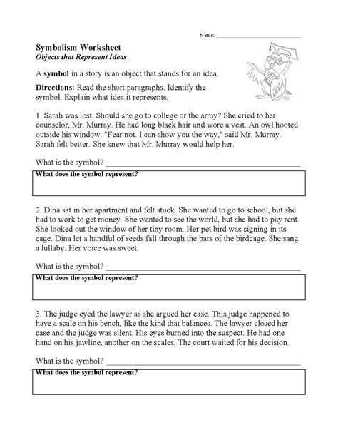 Symbolism Worksheet High School Symbolism Worksheet High School - Symbolism Worksheet High School
