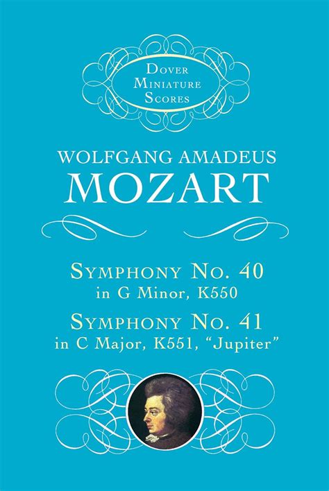 symphonies nos 40 41 dover miniature scores