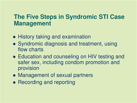 Syndromic Management Of Std