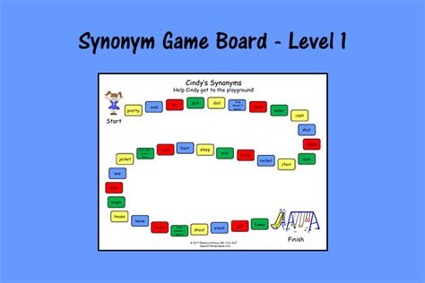 synonyms game