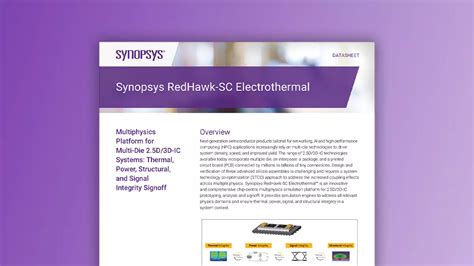Synopsys Thermal Sensor
