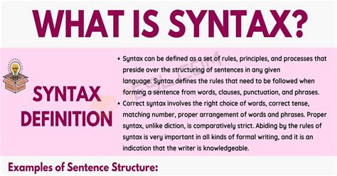 syntax adalah