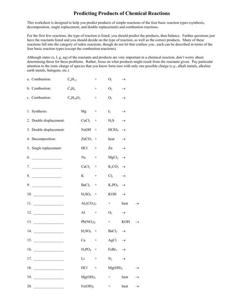 Synthesis And Decomposition Reactions Wks Studylib Net Synthesis And Decomposition Reactions Worksheet Answers - Synthesis And Decomposition Reactions Worksheet Answers