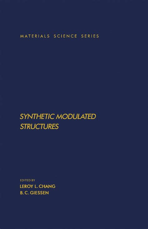 Full Download Synthetic Modulated Structures Edited By Leroy L Philips Pdf 