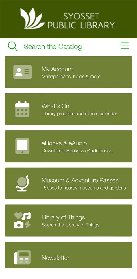 Syosset Library Catalog