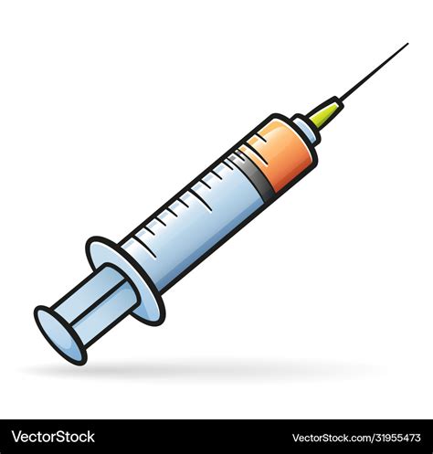 Syringe Needle Drawing