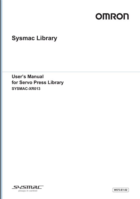 Sysmac Library User S Manual For Ethercat Omron Ap