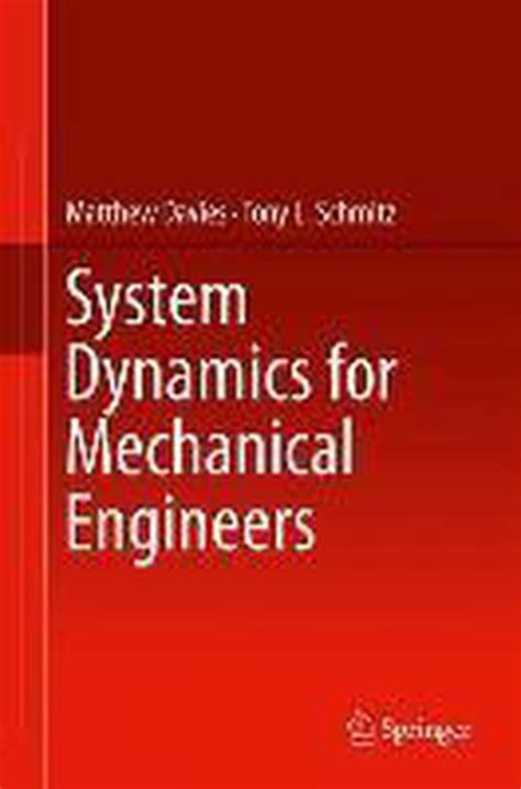 system dynamics for mechanical engineers by matthew davies