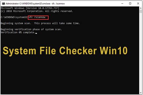 System File Checker Scan