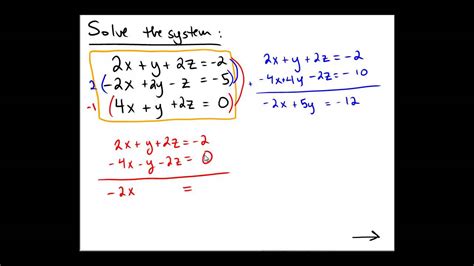 System Of Three Equations Solver
