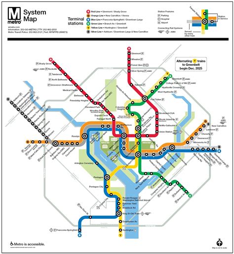 Read Online System Map Metro 