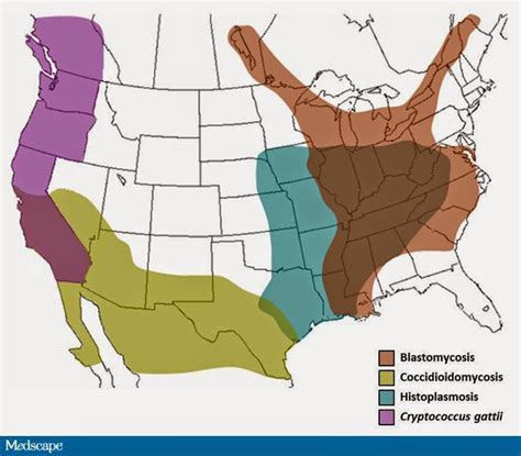 Systemic Fungi Map