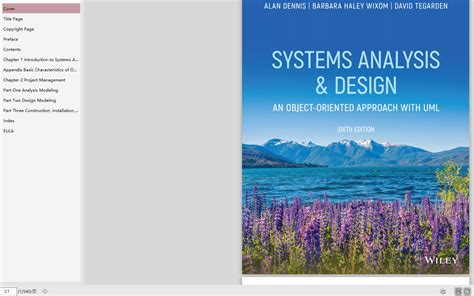 systems analysis and design an object oriented approach with uml