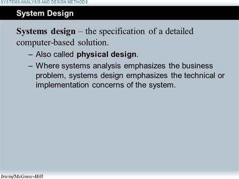 Download Systems Analysis And Design Methods Mcgraw Solutions 