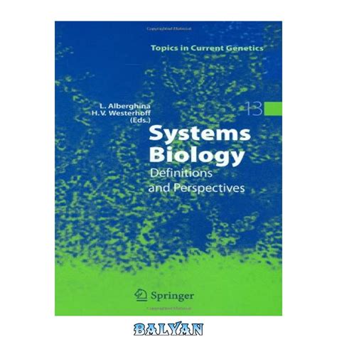 Download Systems Biology Definitions And Perspectives Topics In Current Genetics 