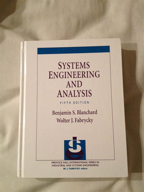Full Download Systems Engineering Analysis Benjamin S Blanchard 