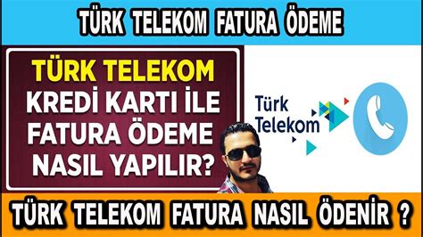 türk telekom mobil fatura ödeme kredi kartı