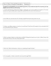 T E D Talks: The Official T E D Guide To Public Speaking: Tips And Tricks For Giving Unforgettable Speeches And Presentations
